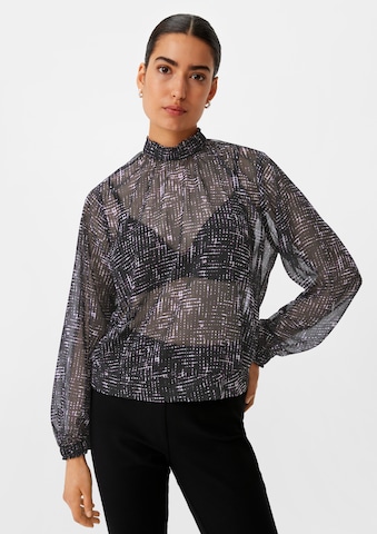 comma casual identity Blouse in Black: front