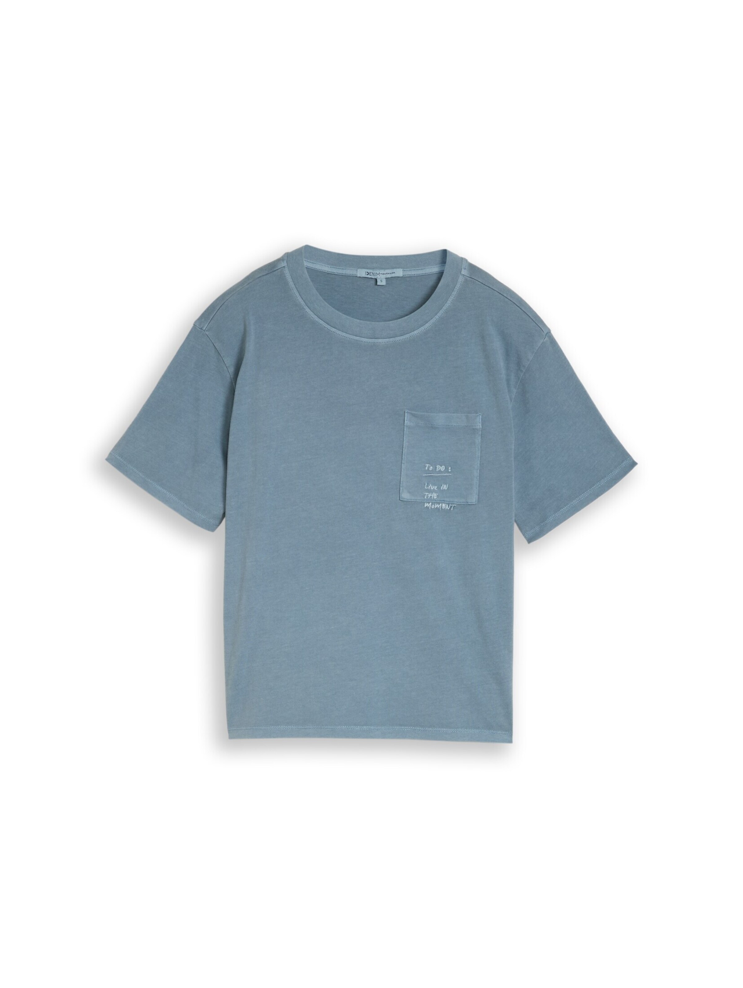 TOM TAILOR DENIM T-Shirt in Blau: Vorderseite