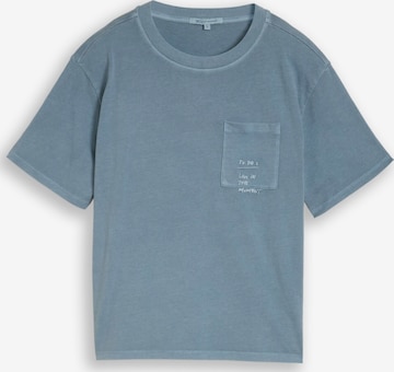TOM TAILOR DENIM T-Shirt in Blau: Vorderseite