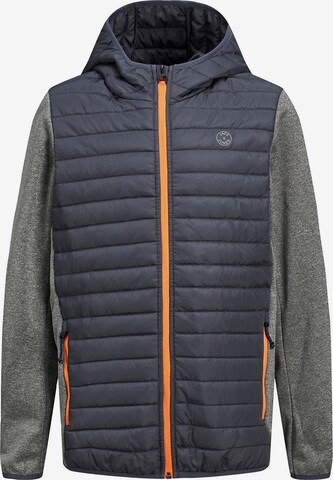 Jack & Jones Junior Tussenjas 'Multi' in Grijs: voorkant