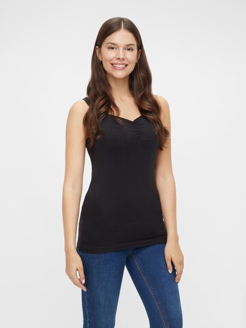 MAMALICIOUS Undershirt 'Milly' in Black: front