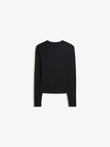 Bershka Koszulka w kolorze czarny