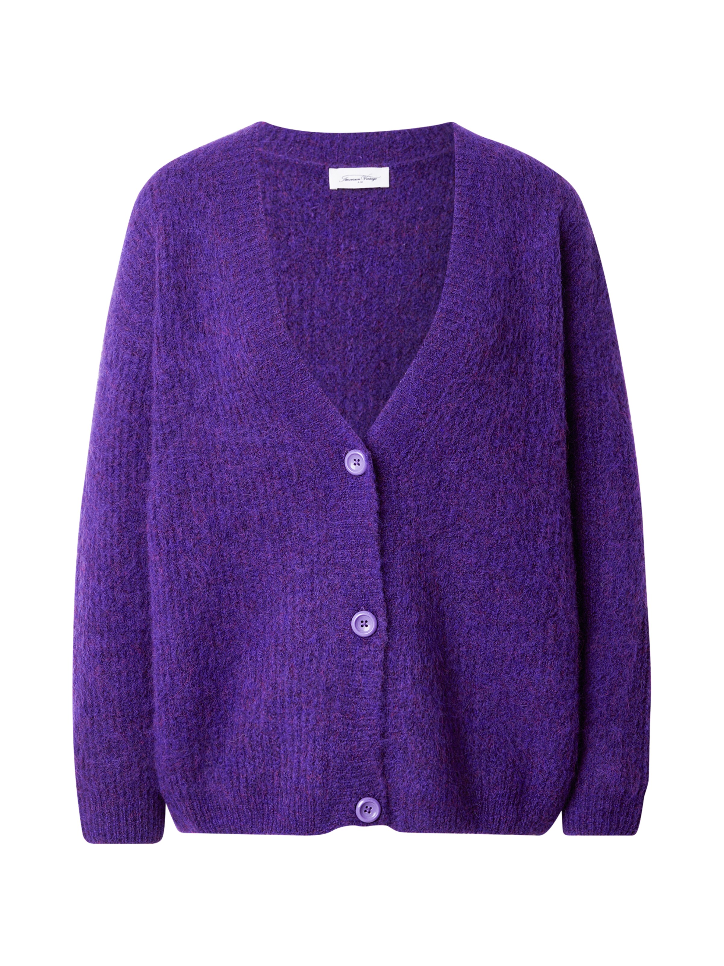 AMERICAN VINTAGE Cardigan 'EAST' i lilla: forside