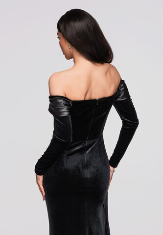 Ombre Avondjurk in Zwart