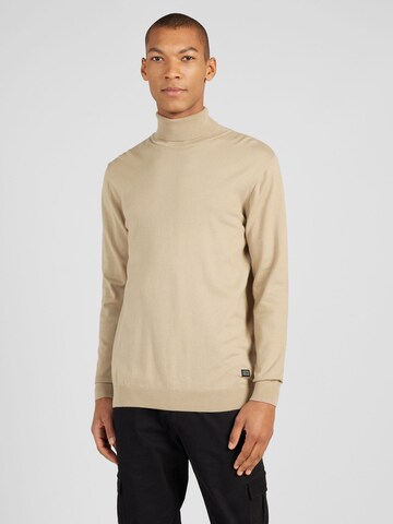 Cars Jeans Sweater 'BYRREL' in Beige: front