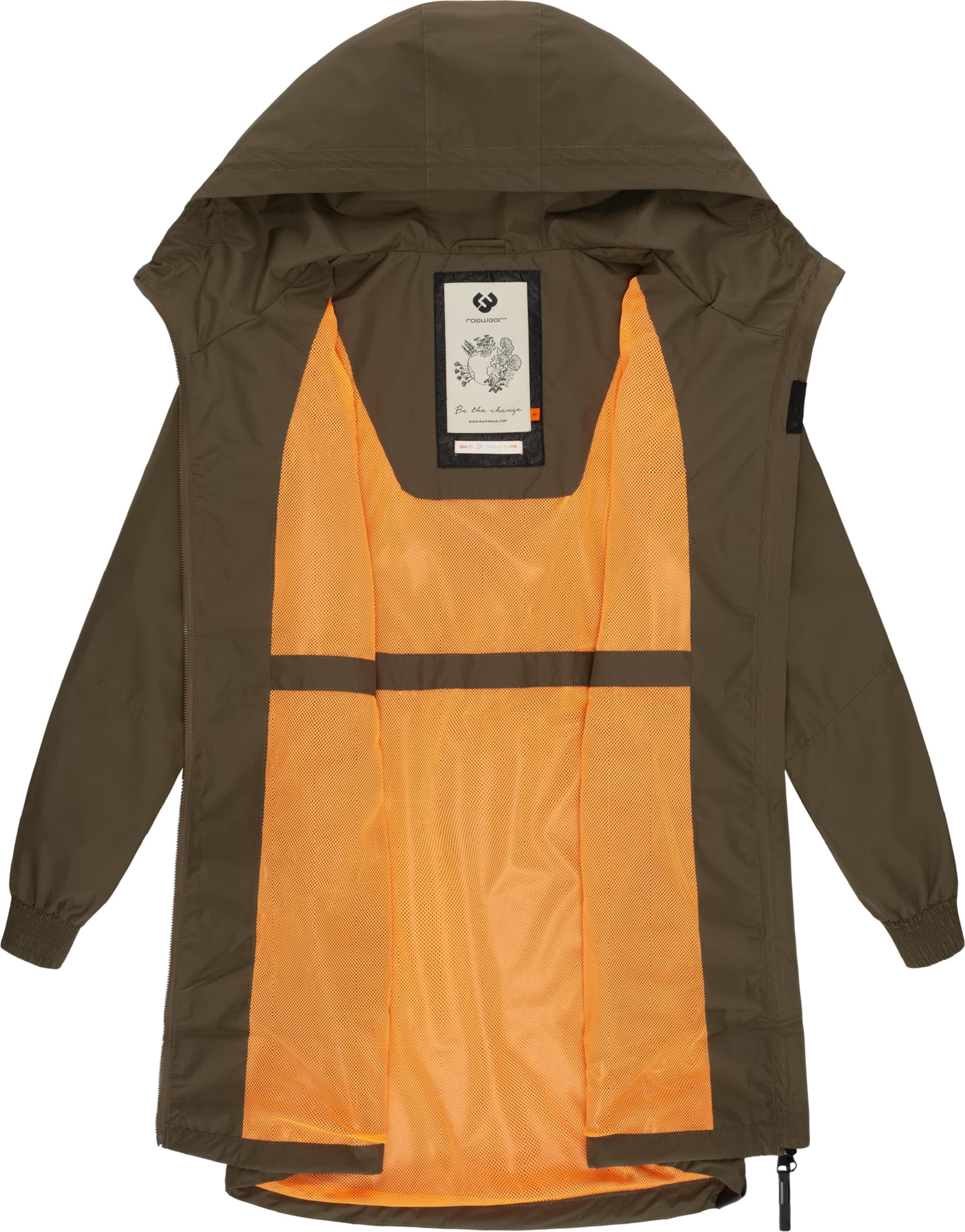 Ragwear Raincoat 'Bronja II' in Green