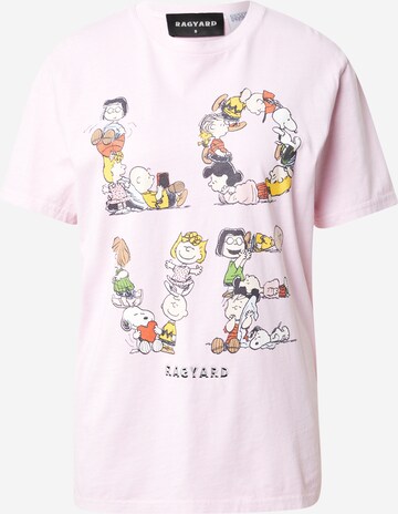 T-shirt Vintage Supply en rose : devant