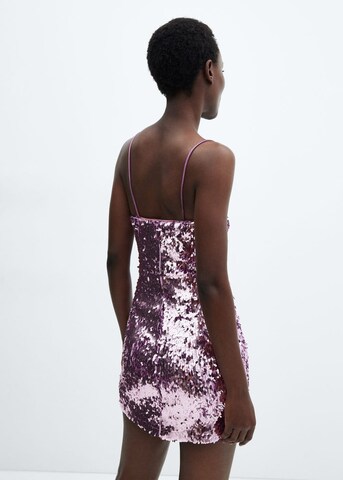 MANGO Cocktail Dress 'Xtear' in Purple