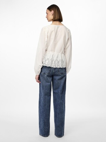 PIECES Bluse 'PCMalica' in Weiß