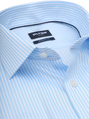 OLYMP Regular fit Button Up Shirt 'Luxor' in Blue