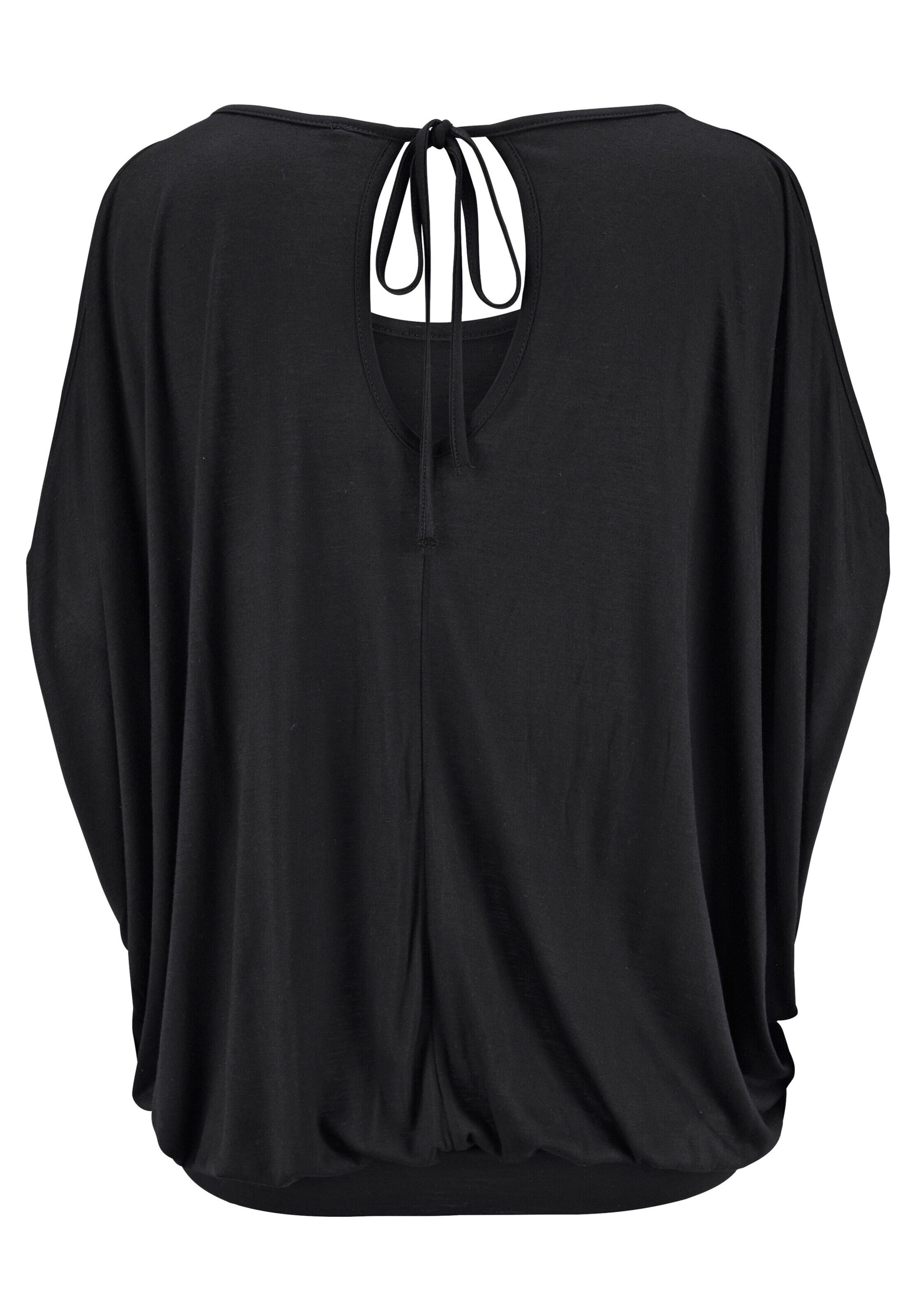 LASCANA Särk 'Shirt', värv must