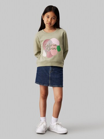 Sweat-shirt Calvin Klein Jeans en vert