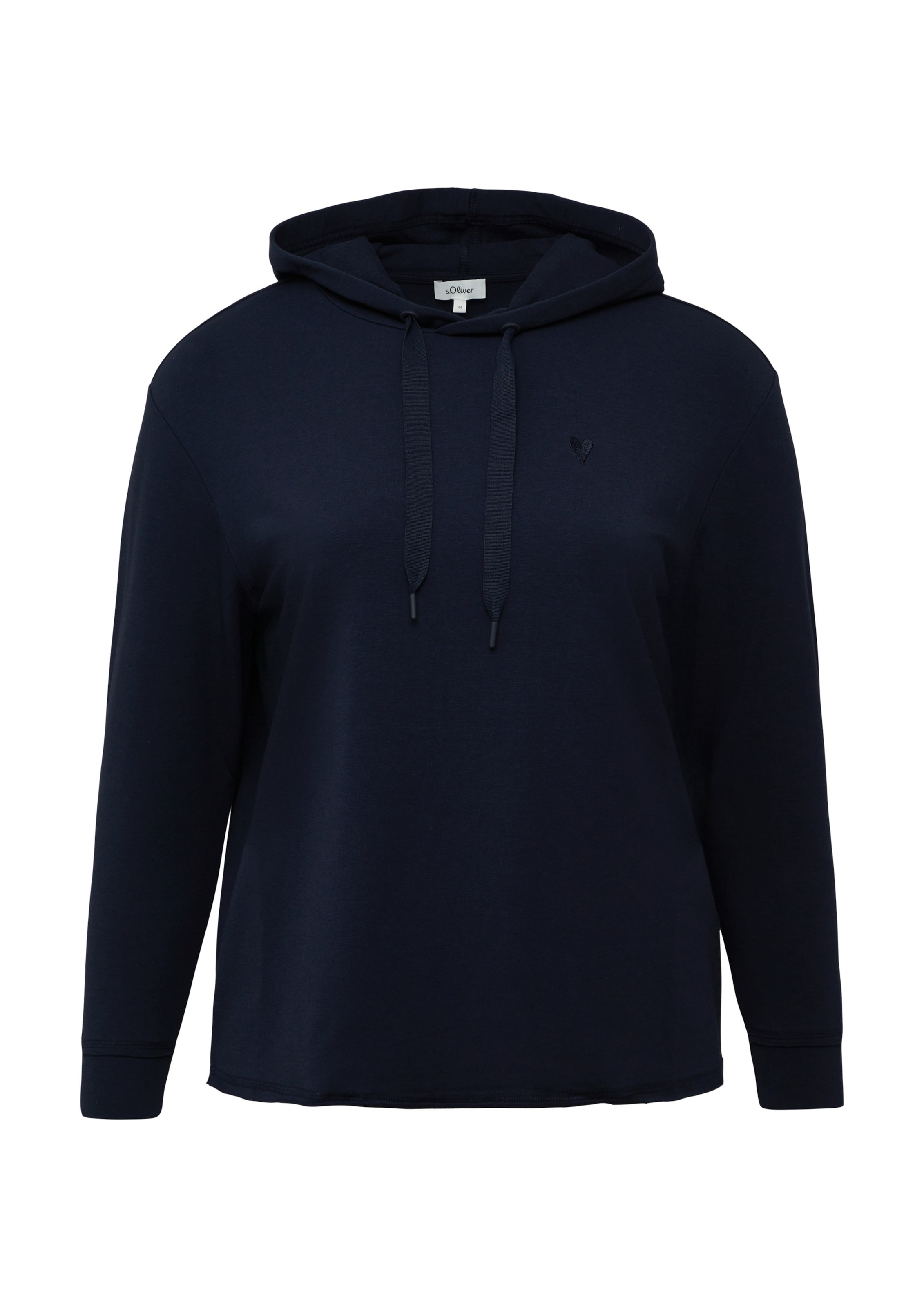 s.Oliver Sweatshirt in Blauw: voorkant