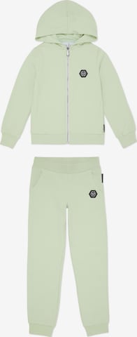 Tuta da jogging 'Gothic' di Philipp Plein in verde: frontale