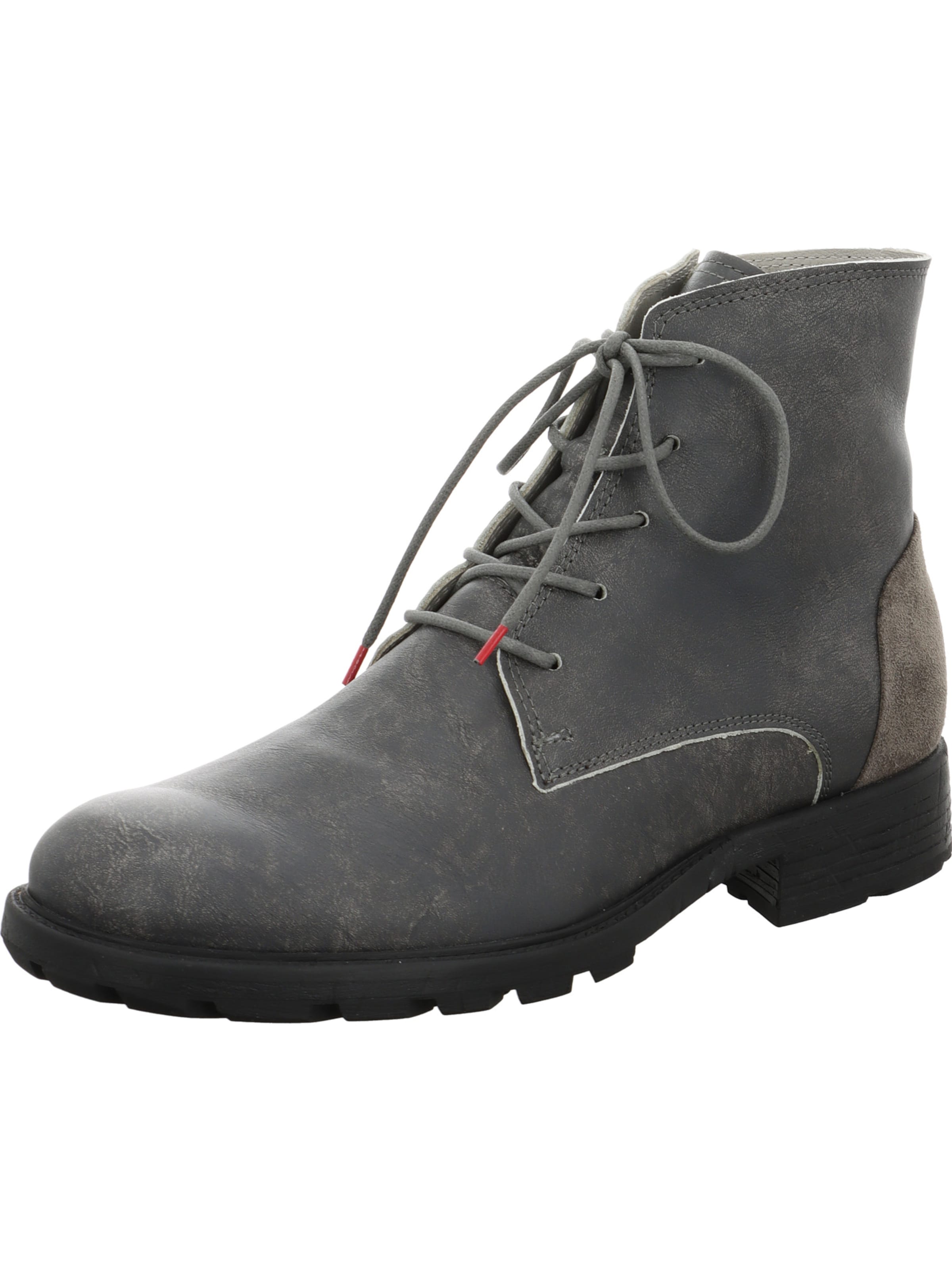 THINK! Lace-Up Boots 'Hawara' in Grey: front
