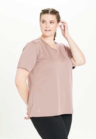 ENDURANCE Functioneel shirt 'ANNABELLE' in Roze: voorkant