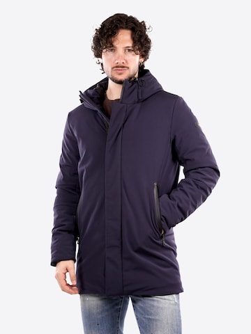 Yes Zee Winter Jacket 'Cappotto' in Blue