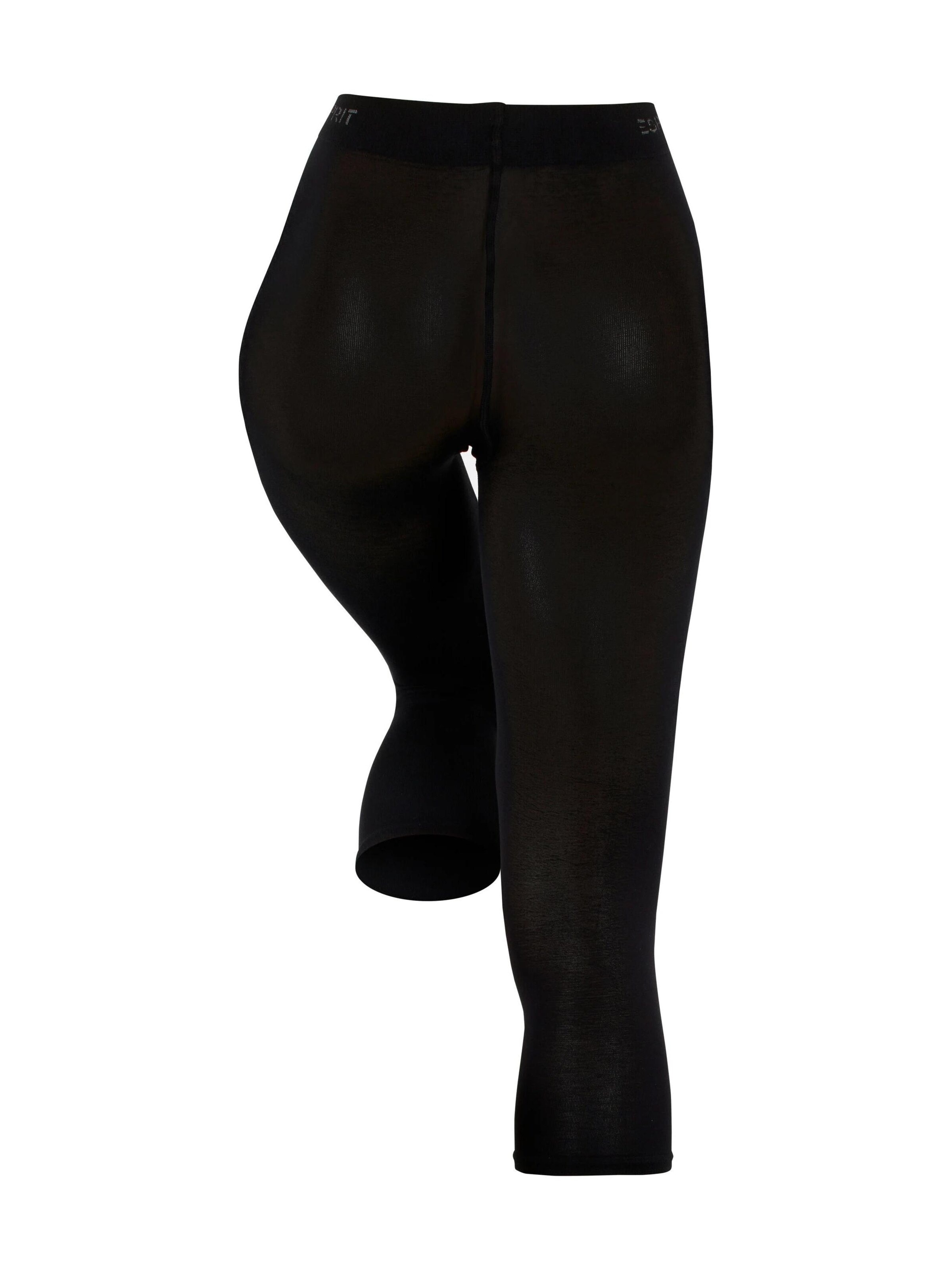 ESPRIT Slim fit Leggings 'Cotton Capri' in Black