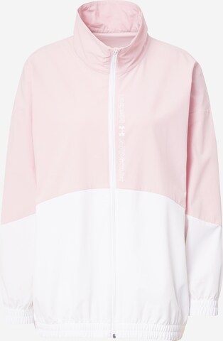 UNDER ARMOUR - Chaqueta deportiva en rosa: frente