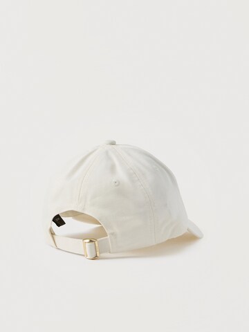 BOSS Шапка с козирка 'Ari-B-Icon' в бяло