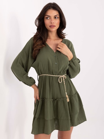 Madnezz House Kleid 'A5079.27' in Grün: Vorderseite
