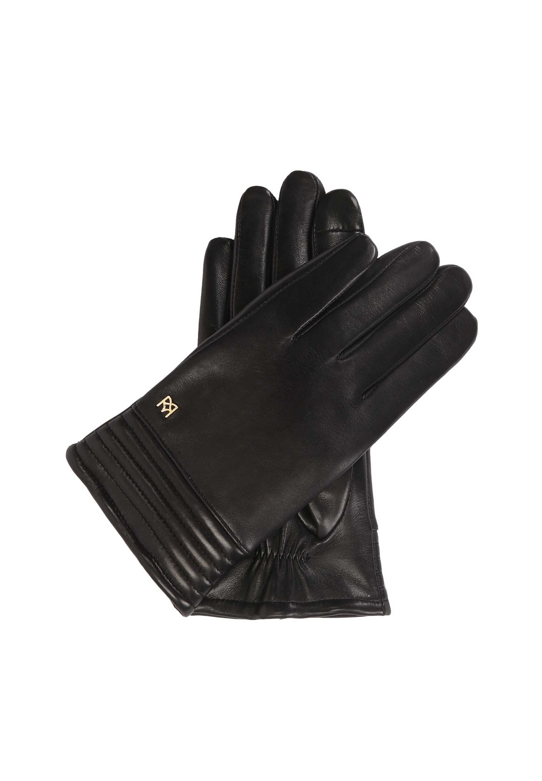 Kazar Vingerhandschoenen in Zwart: voorkant