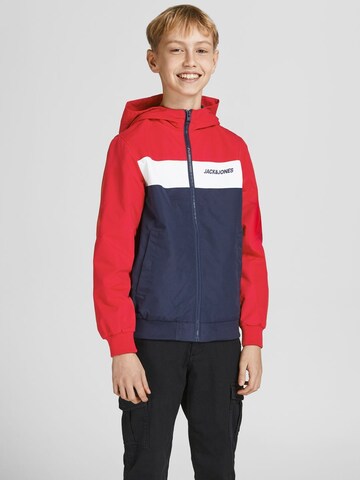 Jack & Jones Junior Tussenjas 'Rush' in Rood: voorkant