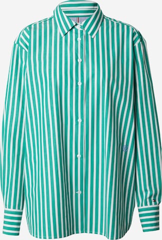 TOMMY HILFIGER Blouse in Groen: voorkant