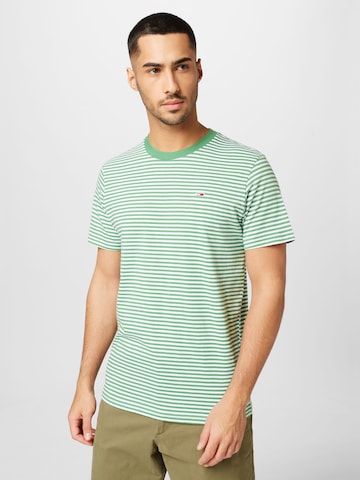 Tommy Jeans Shirt in Groen: voorkant