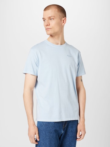 Pepe Jeans - Camisa 'Jacko' em azul: frente