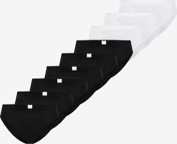 SLOGGI Slip '24/7 Cotton' in Black: front