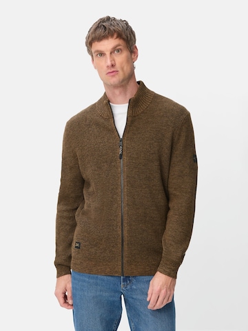 CAMEL ACTIVE Strickjacke in Braun: Vorderseite