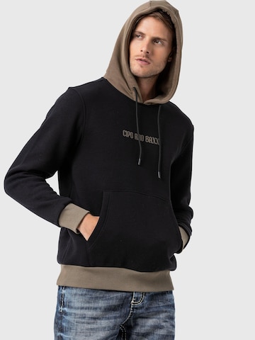 Sweat-shirt CIPO & BAXX en noir
