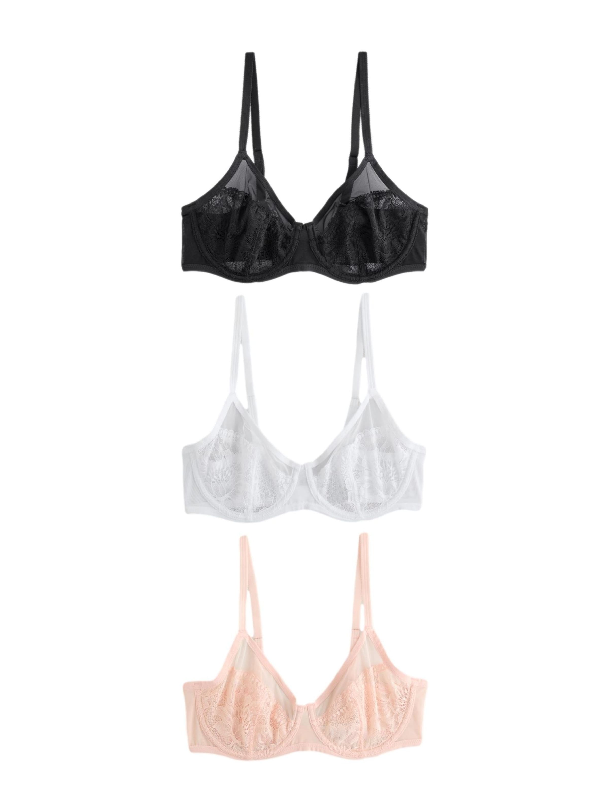 Next Бюстгальтер под футболку Бюстгальтер в Ярко-розовый: спереди