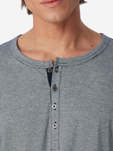 SCHIESSER Pyjama lang ' Selected Premium ' in Blauw