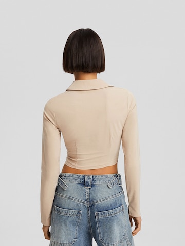 Bershka Blus i beige