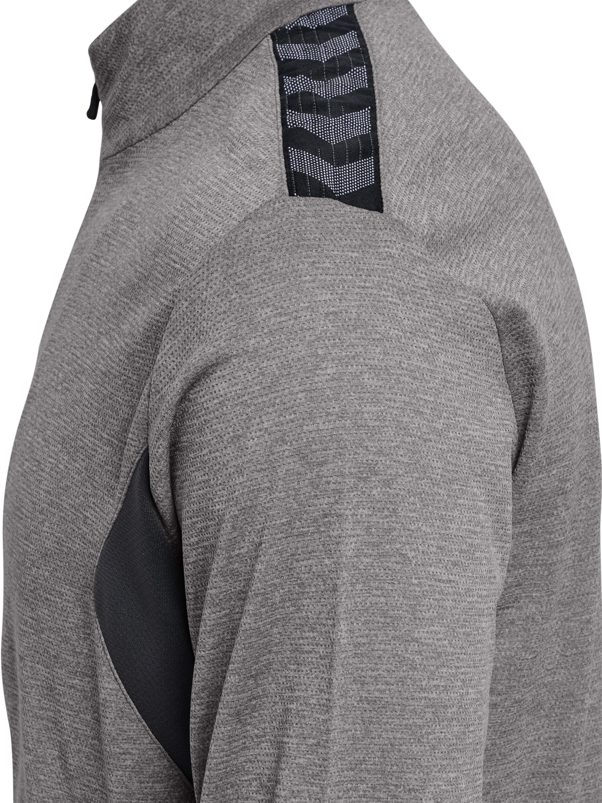 Hummel Sports sweat jacket in Grey