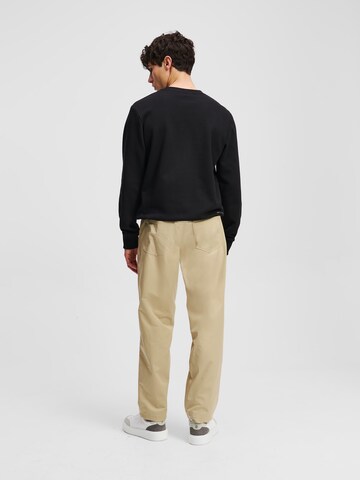 Karl Lagerfeld Regular Hose in Braun