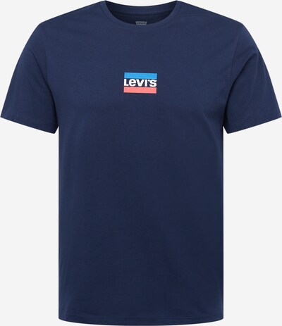 LEVI'S Camiseta en marino / azul cielo / granadina / blanco, Vista del producto