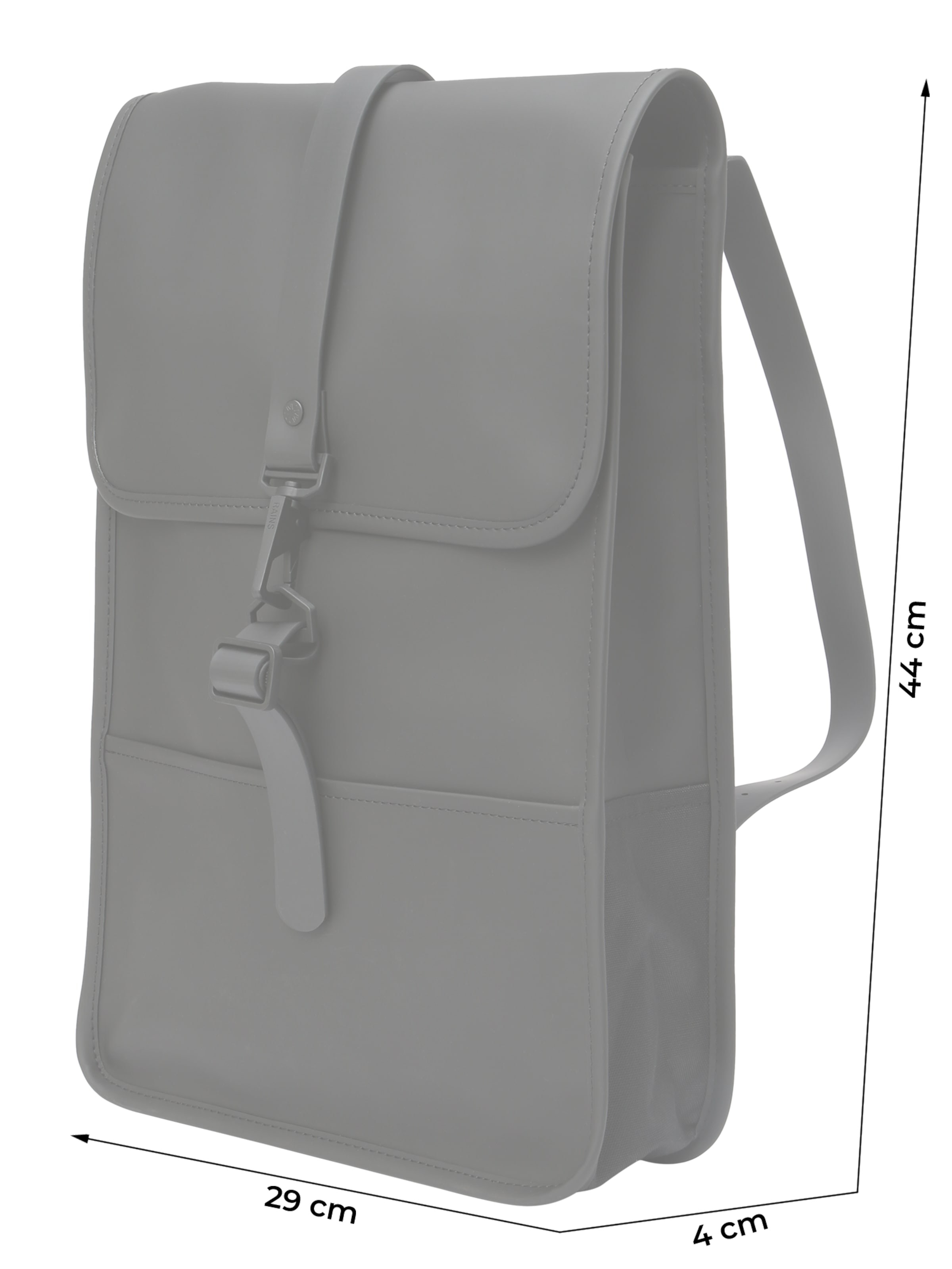 RAINS Batoh - Čierna