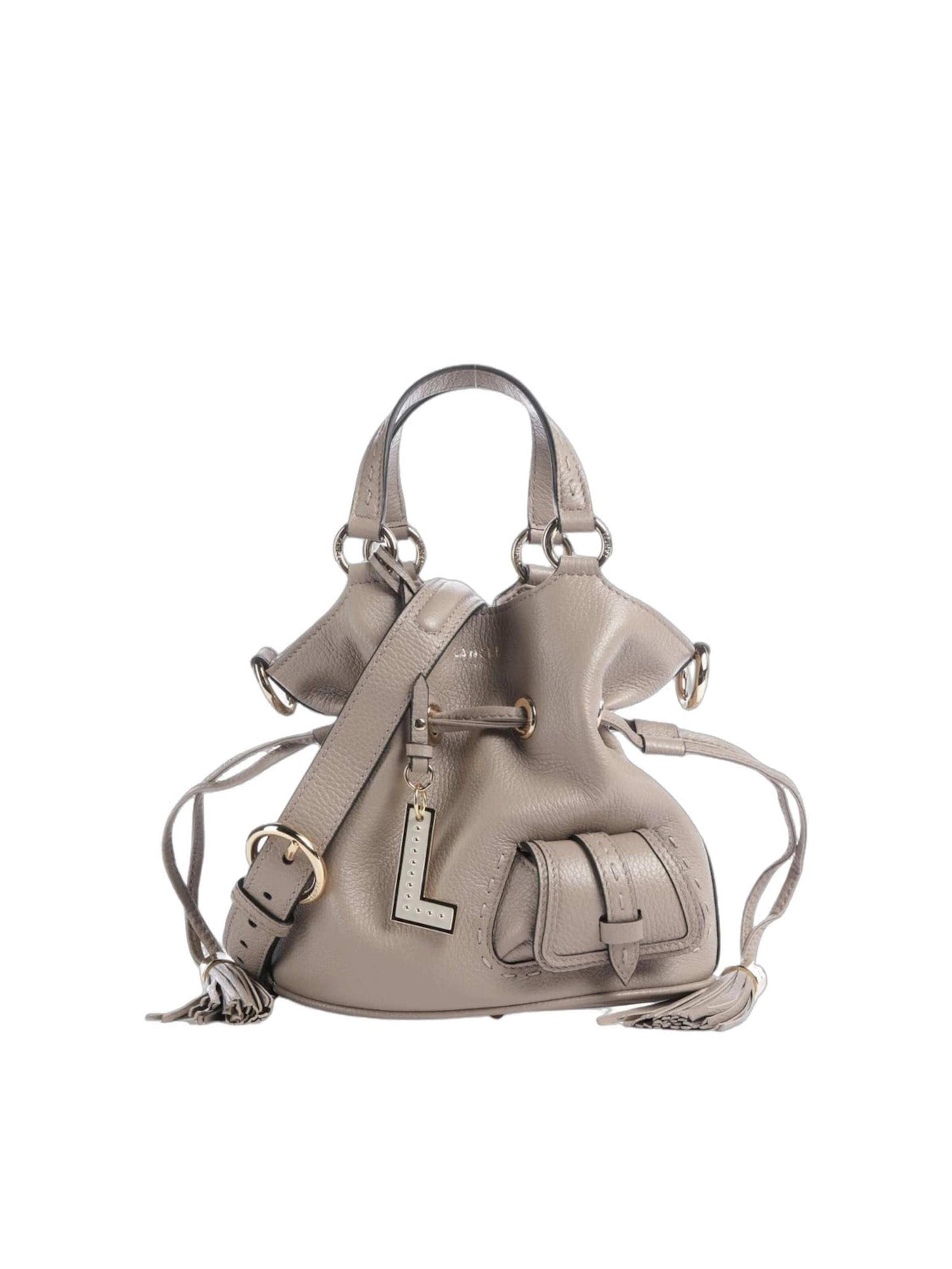 Lancel - Bolso de hombro 'Ninon' en gris: frente