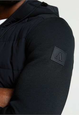 Alessandro Zavetti COLLOVATI HOODED HYBRID JACKET ' ' in Schwarz