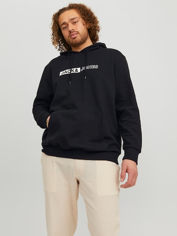 Jack & Jones Plus - Sweatshirt 'Neo' em preto: frente