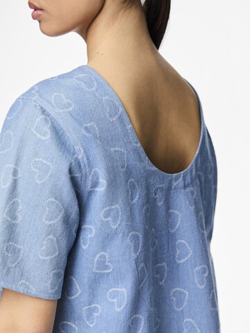 Robe 'DIANA' PIECES en bleu