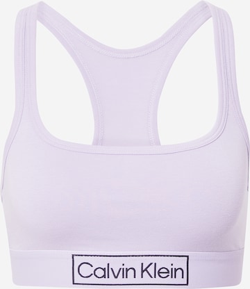 Calvin Klein Underwear Podprsenka 'Reimagine Heritage' - fialová: predná strana