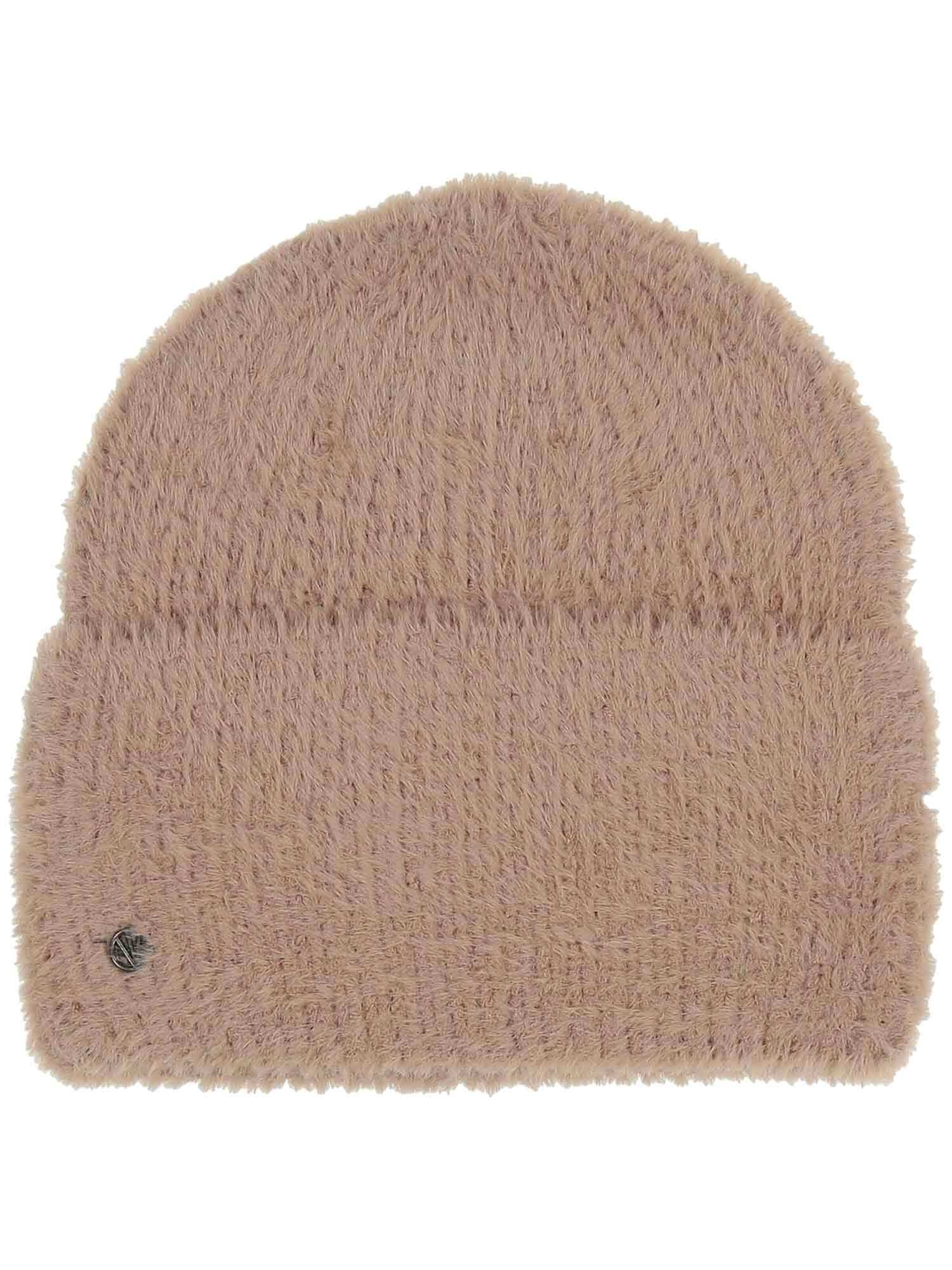 LOEVENICH Mütze in Braun: Vorderseite