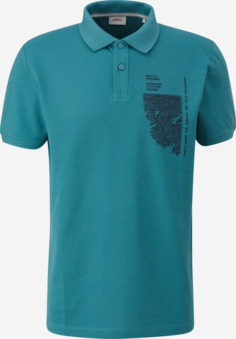 s.Oliver Shirt in Blauw: voorkant