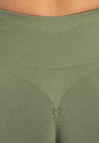 Smilodox Slim fit Sports trousers ' Scrunch Edina ' in Green