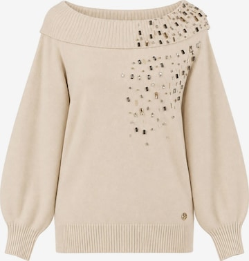 Pull-over 'ACTITUDE' Twinset en beige : devant