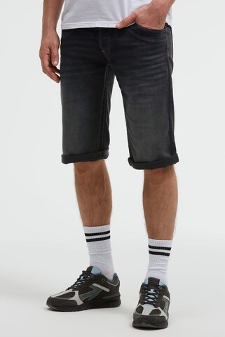 CAMP DAVID Regular Jeans 'NI:CK' in Black: front